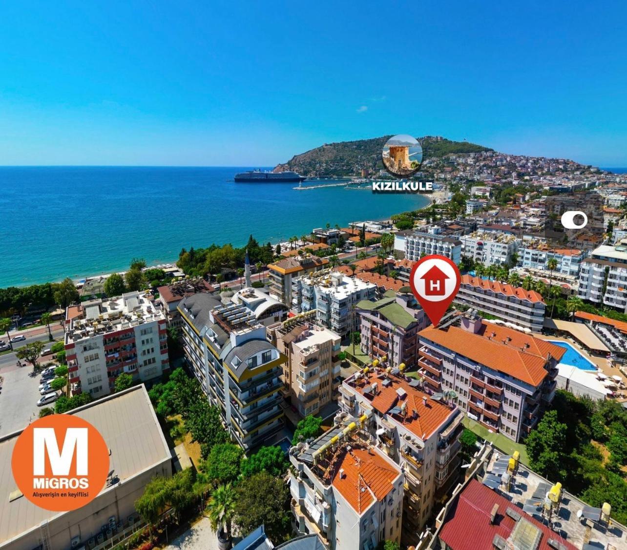 Maren City Apart Hotel Alanya Eksteriør bilde